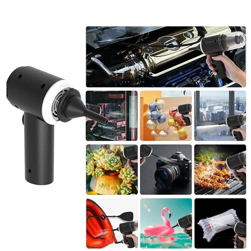 Wireless Car Vacuum Cleaner USB Charging 1200mAh