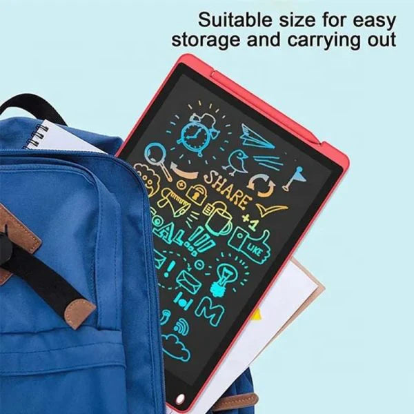 LCD Writing Tablet With Digital Pen For Kids - Eraseable Digital Drawing Doodling Pad For Kids