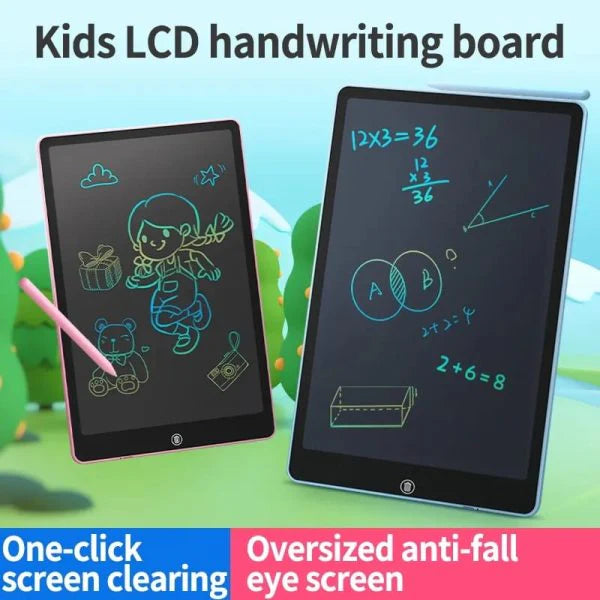 LCD Writing Tablet With Digital Pen For Kids - Eraseable Digital Drawing Doodling Pad For Kids