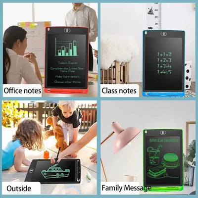 LCD Writing Tablet With Digital Pen For Kids - Eraseable Digital Drawing Doodling Pad For Kids